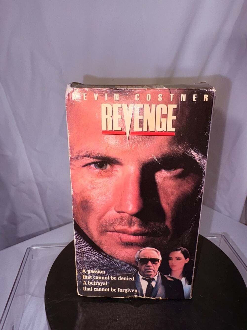 Revenge (1990) VHS Tape starring Kevin Costner, Anthony Quinn, and Madeleine Sto